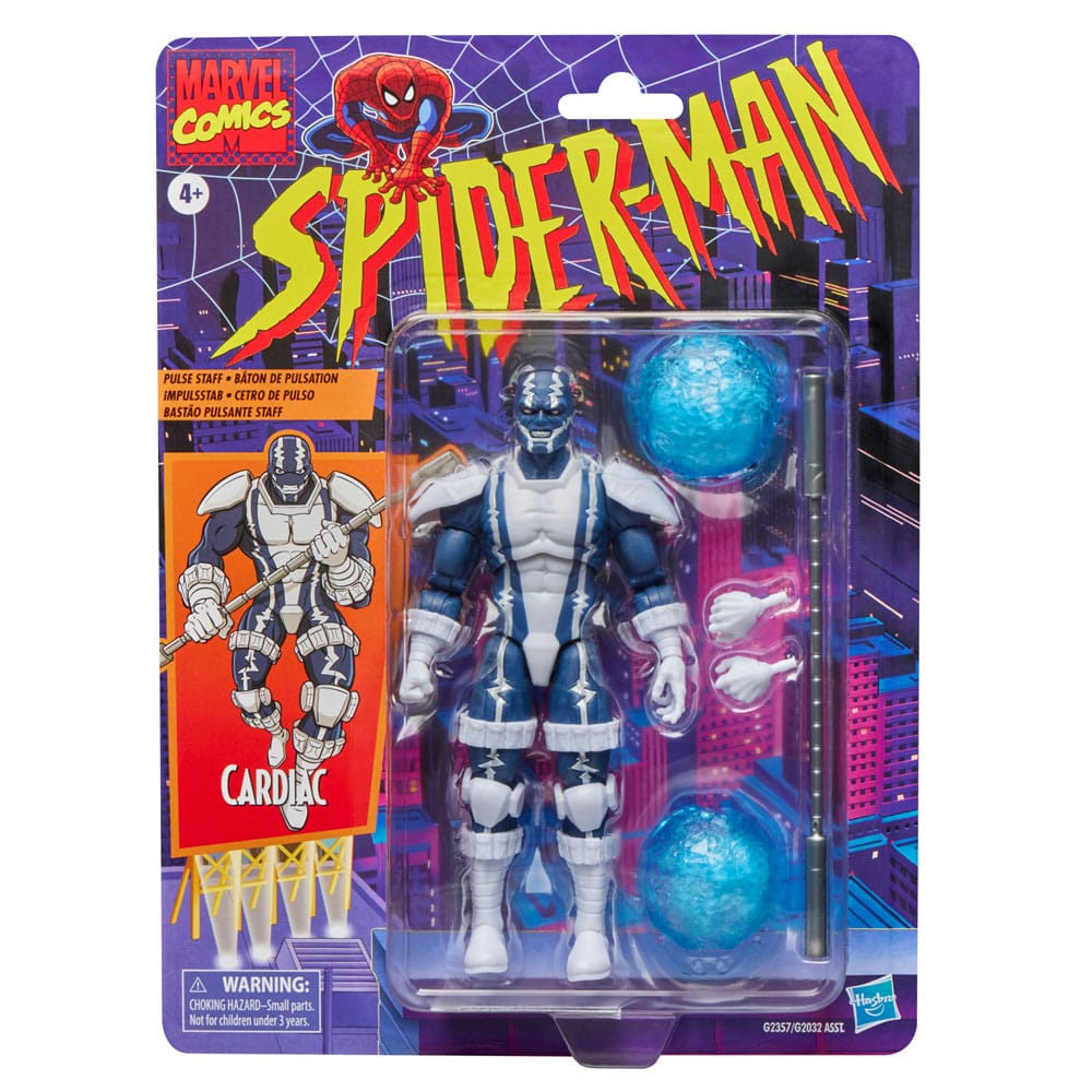 Hasbro Spider-Man Marvel Legends Cardiac Retro Actionfigur
