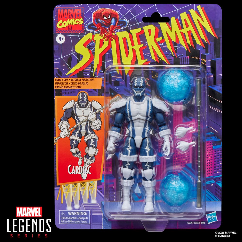 Hasbro Spider-Man Marvel Legends Cardiac Retro Actionfigur