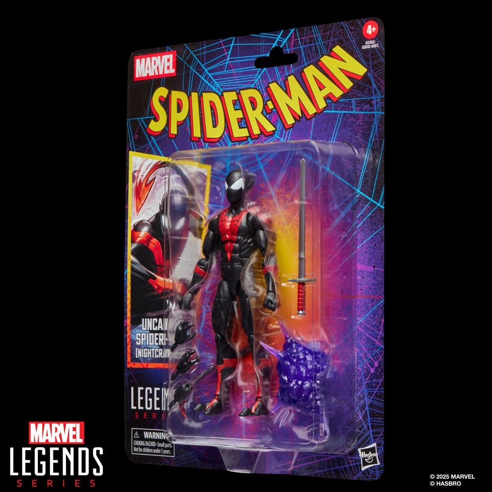 Hasbro Spider-Man Uncanny Spider-Man (Nightcrawler) Marvel Legends Retro Actionfigur