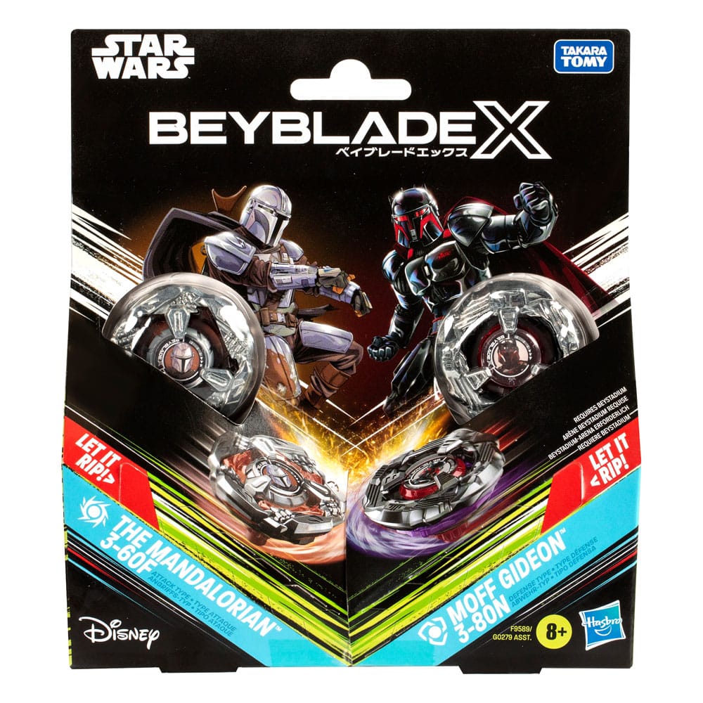 Hasbro Star Wars Beyblade X Und The Mandalorian Moff Gideon Collab Multipack Set