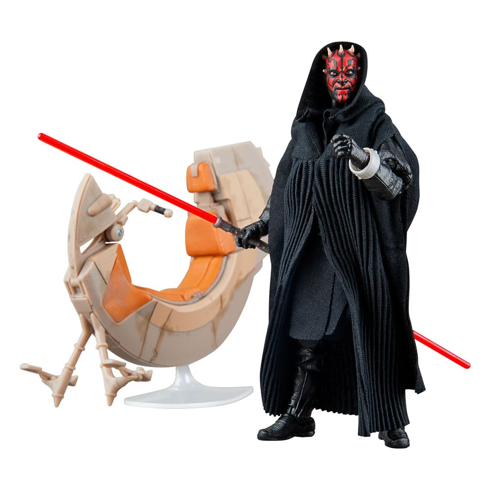 Hasbro Star Wars Episode I Darth Maul & Sith Speeder Black Series Fahrzeug mit Actionfigur