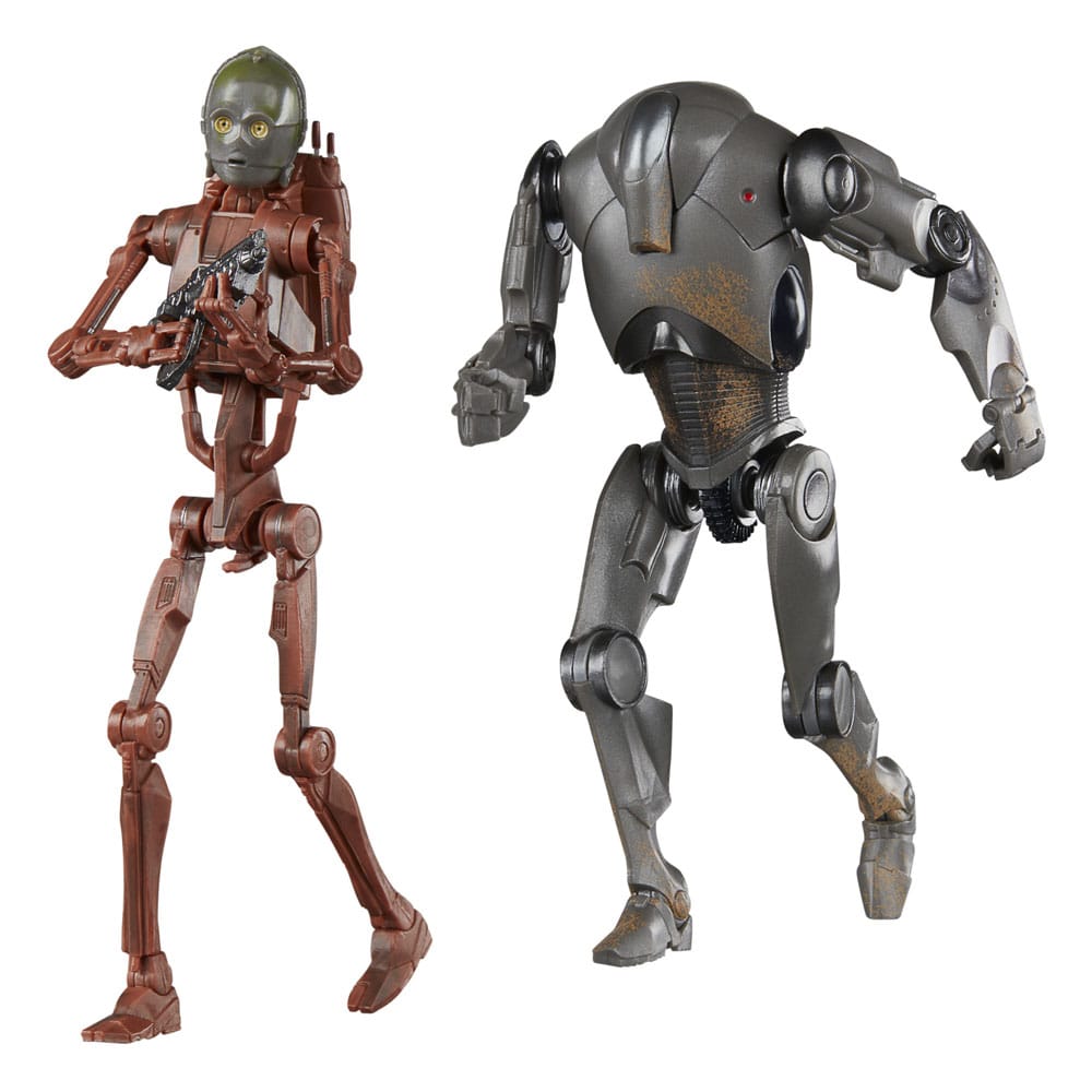 Hasbro Star Wars Episode II C-3PO (B1 Battle Droid Body) & Super Battle Droid Black Series Actionfiguren