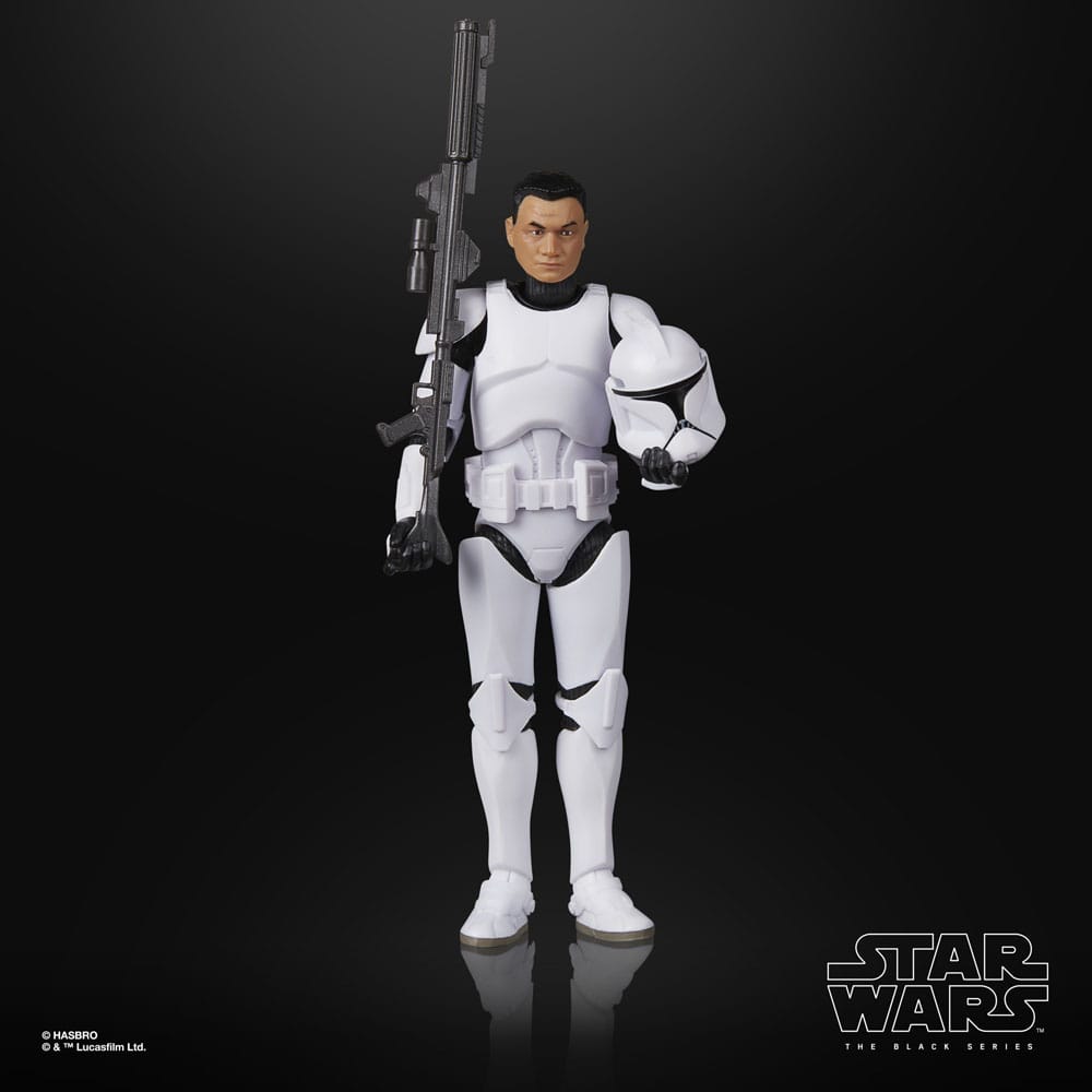 Hasbro Star Wars Episode II Clone Trooper Phase I Black Series Actionfigur
