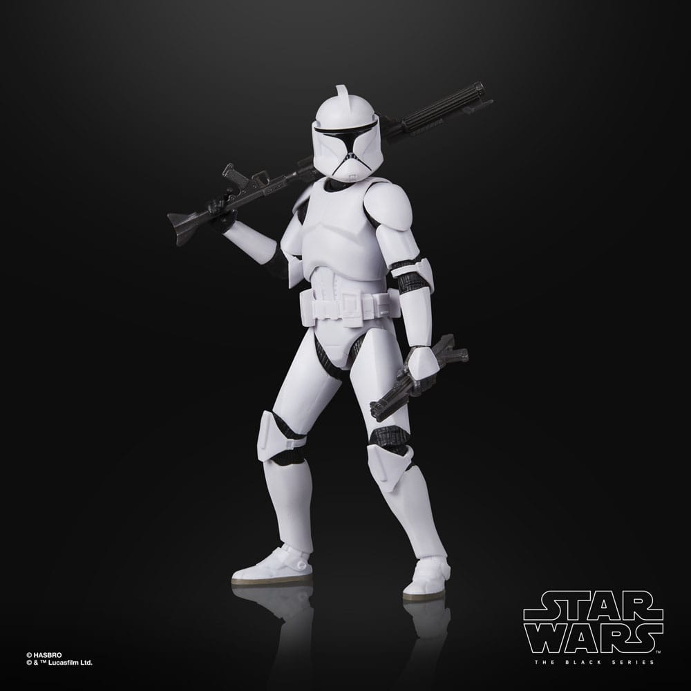 Hasbro Star Wars Episode II Clone Trooper Phase I Black Series Actionfigur