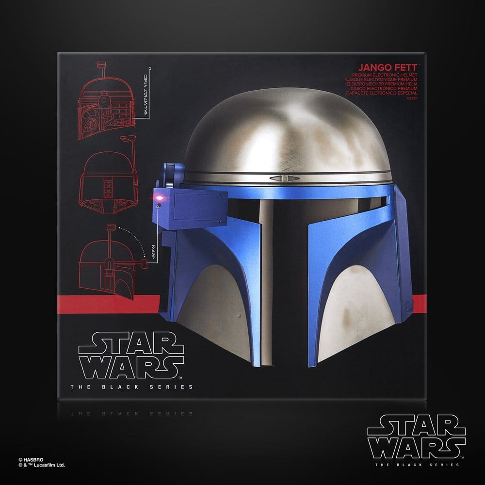 Hasbro Star Wars Episode II Jango Fett Black Series Elektronischer Helm