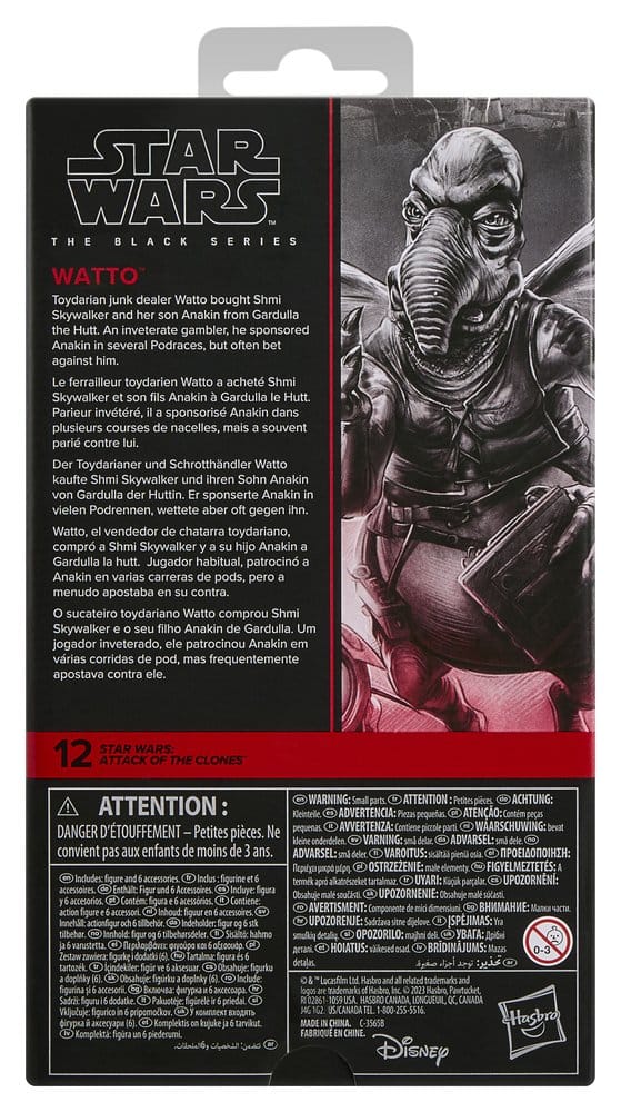 Hasbro Star Wars Episode II Watto Black Series Actionfigur