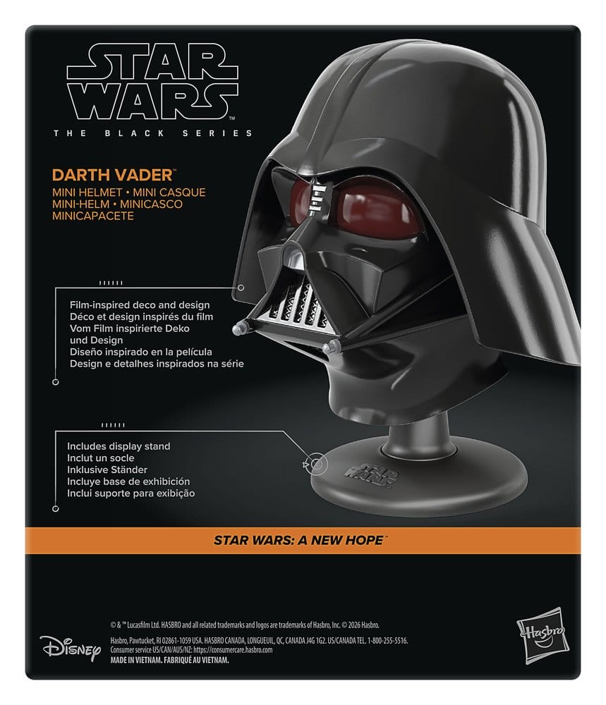 Hasbro Star Wars Episode IV Black Series Darth Vader Mini-Helm