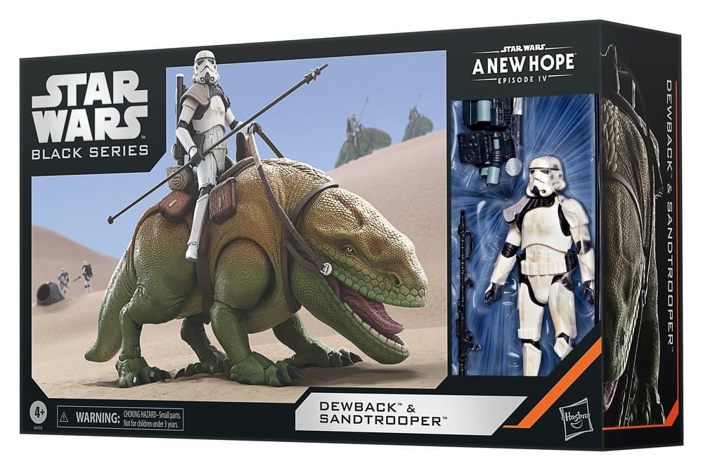 Hasbro Star Wars Episode IV Dewback & Sandtrooper Black Series 2er-Pack Actionfiguren