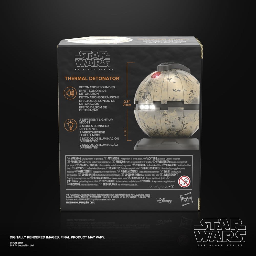 Hasbro Star Wars Episode VI Elektronischer Thermaldetonator Black Series