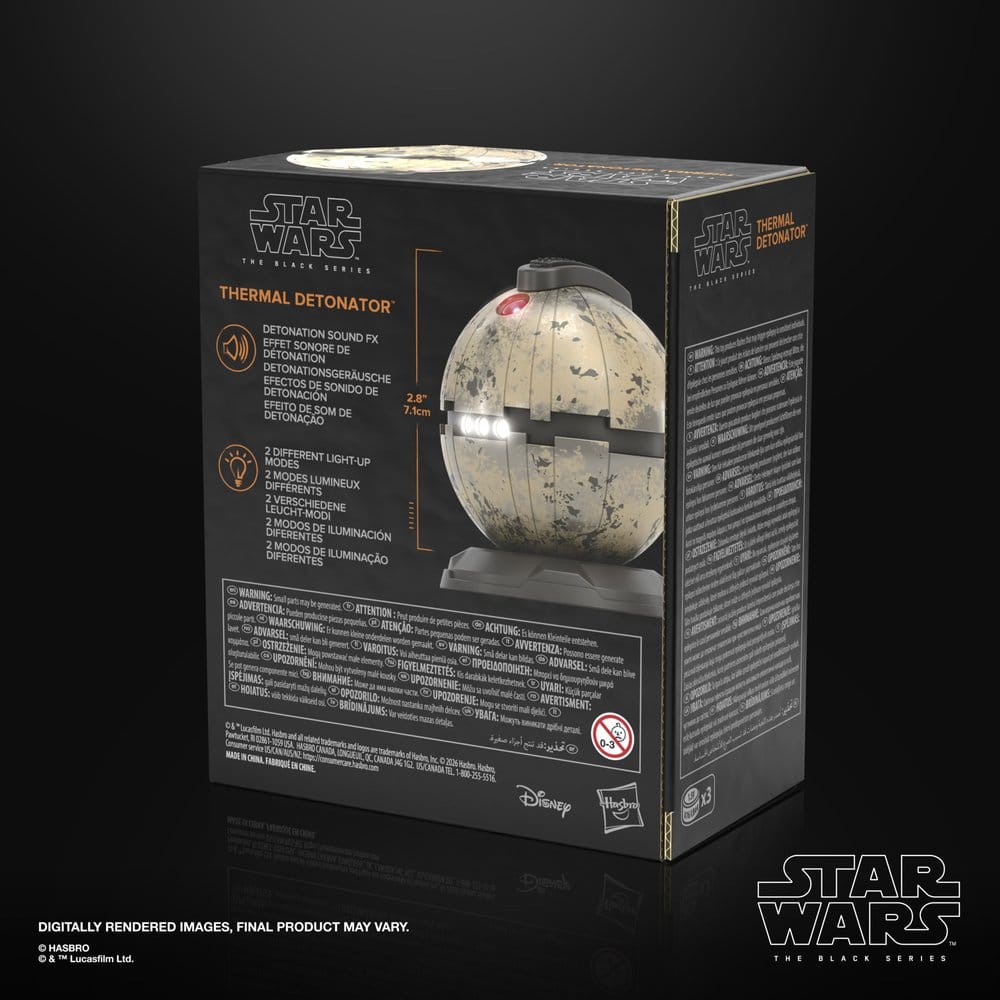 Hasbro Star Wars Episode VI Elektronischer Thermaldetonator Black Series