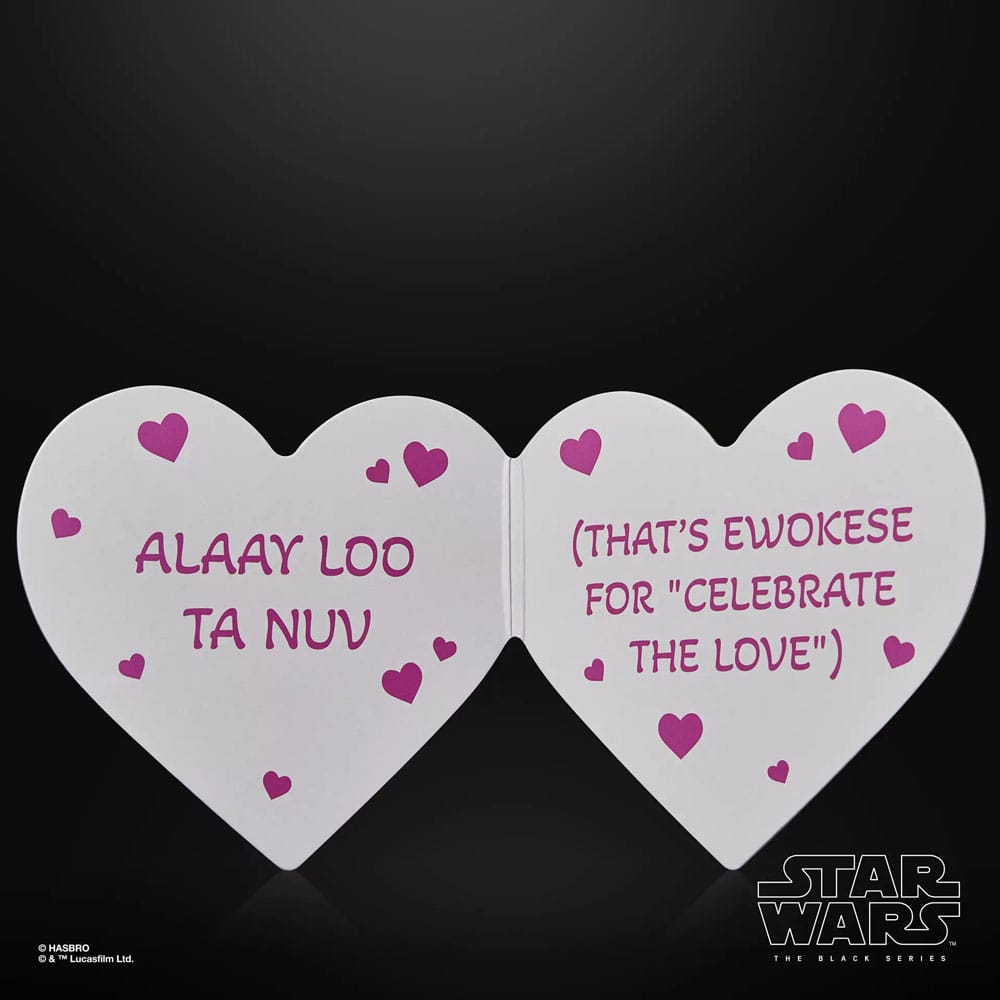 Hasbro Star Wars Ewok Black Series Valentine’s Day Edition Actionfigur