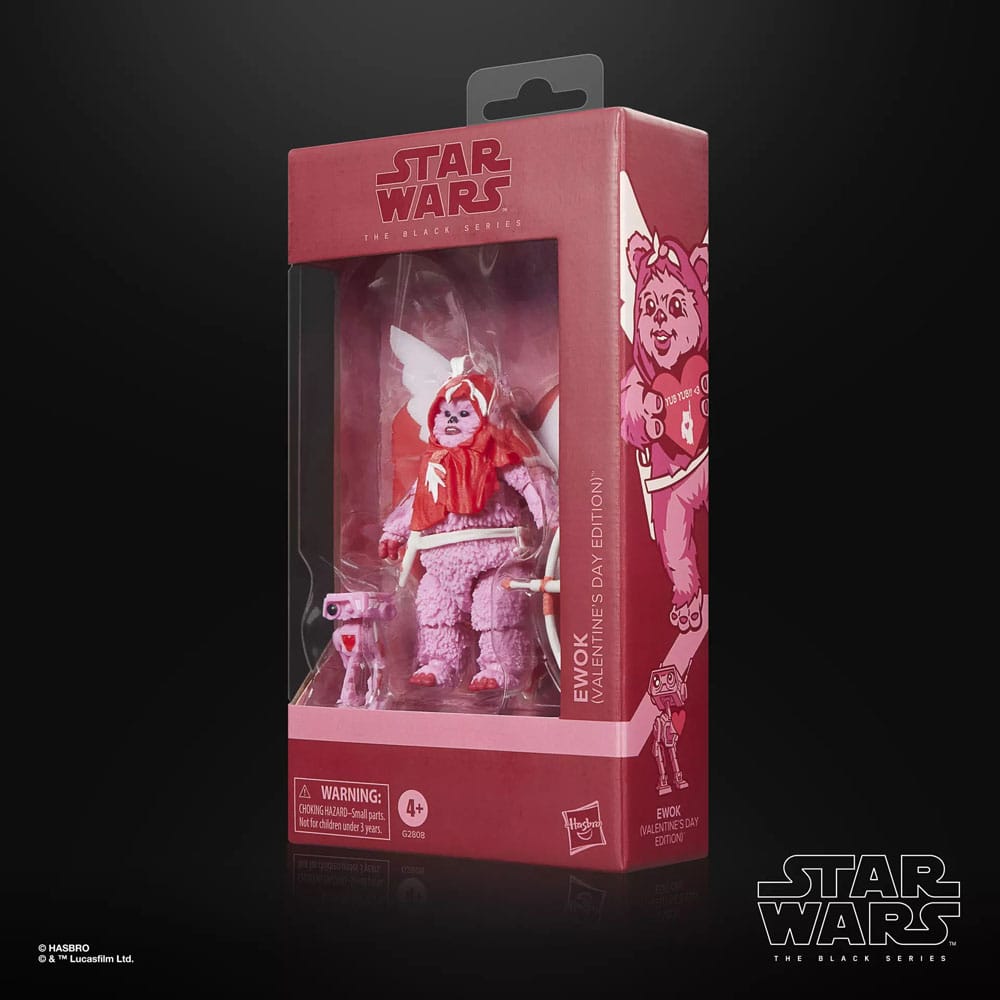 Hasbro Star Wars Ewok Black Series Valentine’s Day Edition Actionfigur