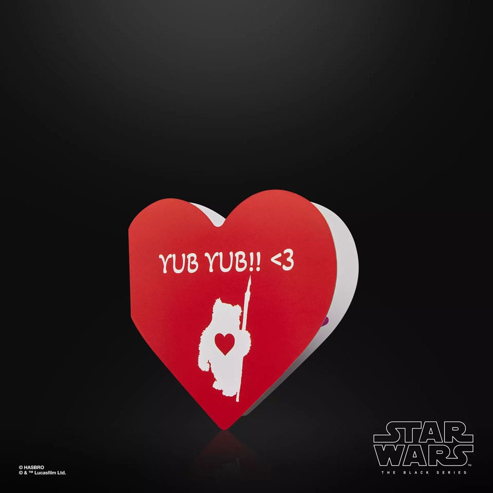 Hasbro Star Wars Ewok Black Series Valentine’s Day Edition Actionfigur