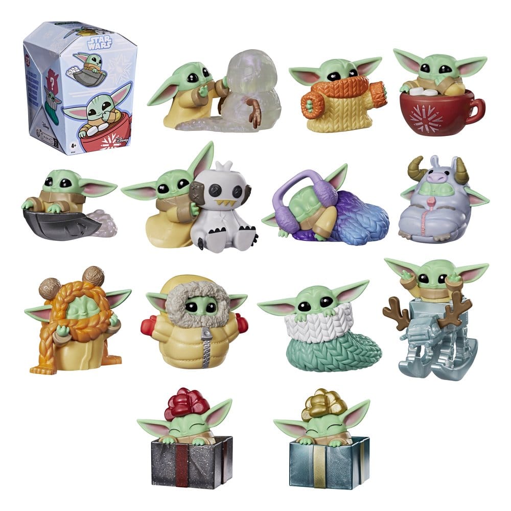 Hasbro Star Wars Grogu Force Freeze Series 2 Blind Box Display (24) Minifiguren