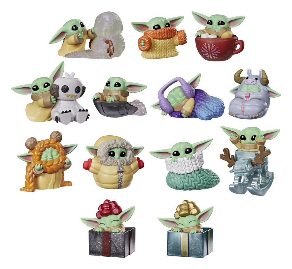 Hasbro Star Wars Grogu Force Freeze Series 2 Blind Box Display (24) Minifiguren