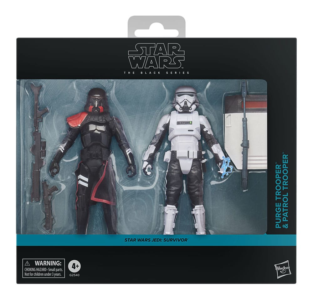 Hasbro Star Wars Jedi: Survivor Black Series Purge Trooper & Patrol Trooper Actionfigur 2er-Pack