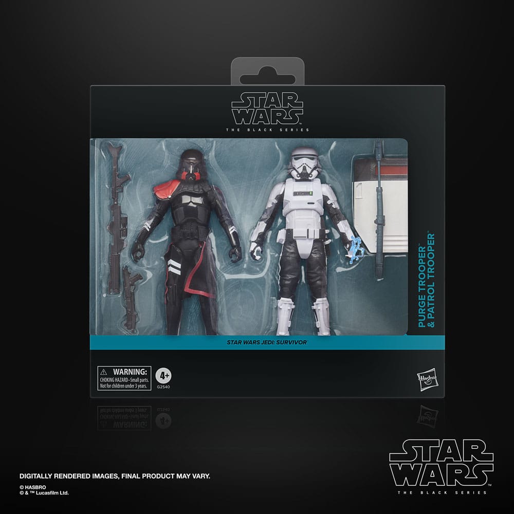 Hasbro Star Wars Jedi: Survivor Black Series Purge Trooper & Patrol Trooper Actionfigur 2er-Pack