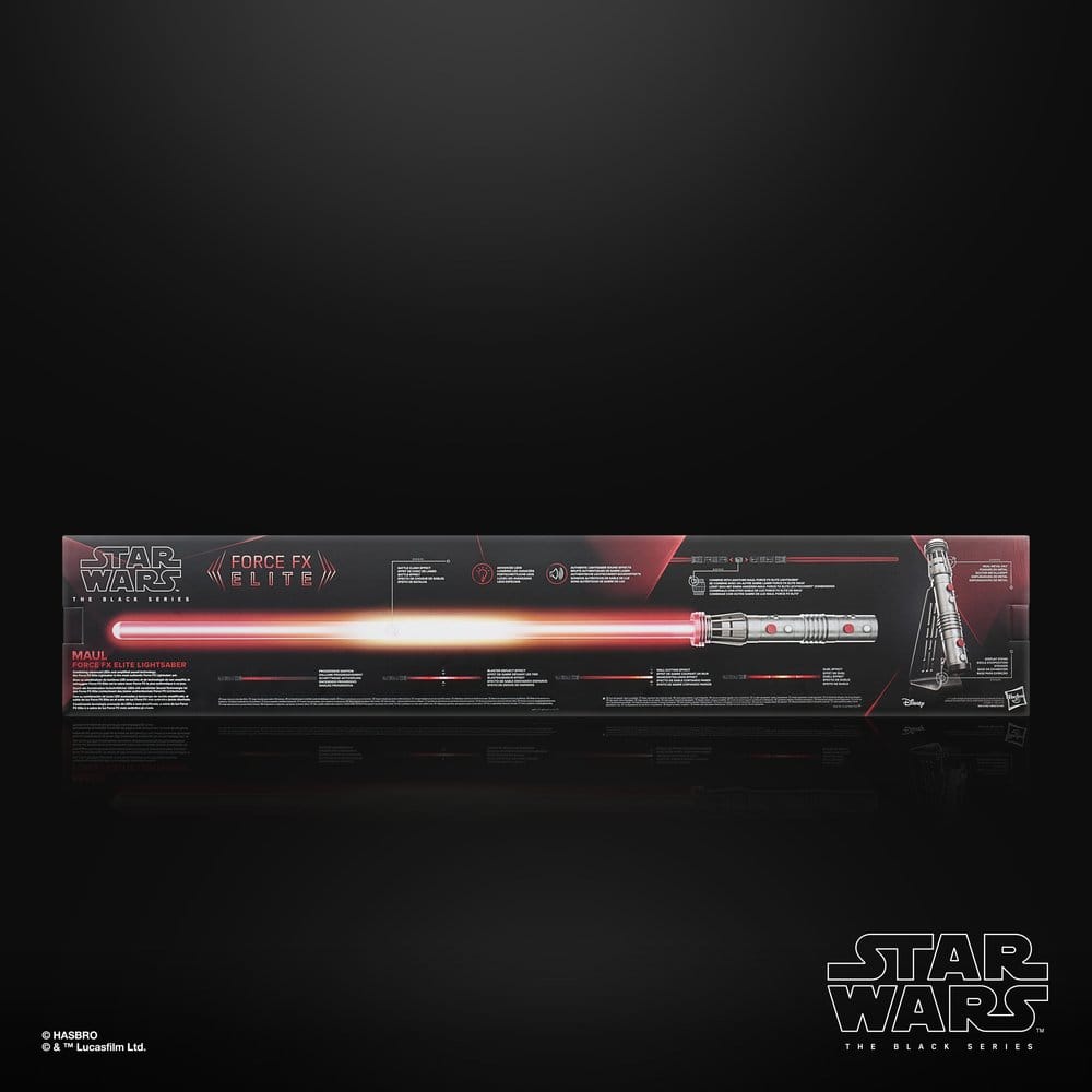 Hasbro Star Wars Maul - Shadow Lord Black Series Force FX Elite Lichtschwert Replik
