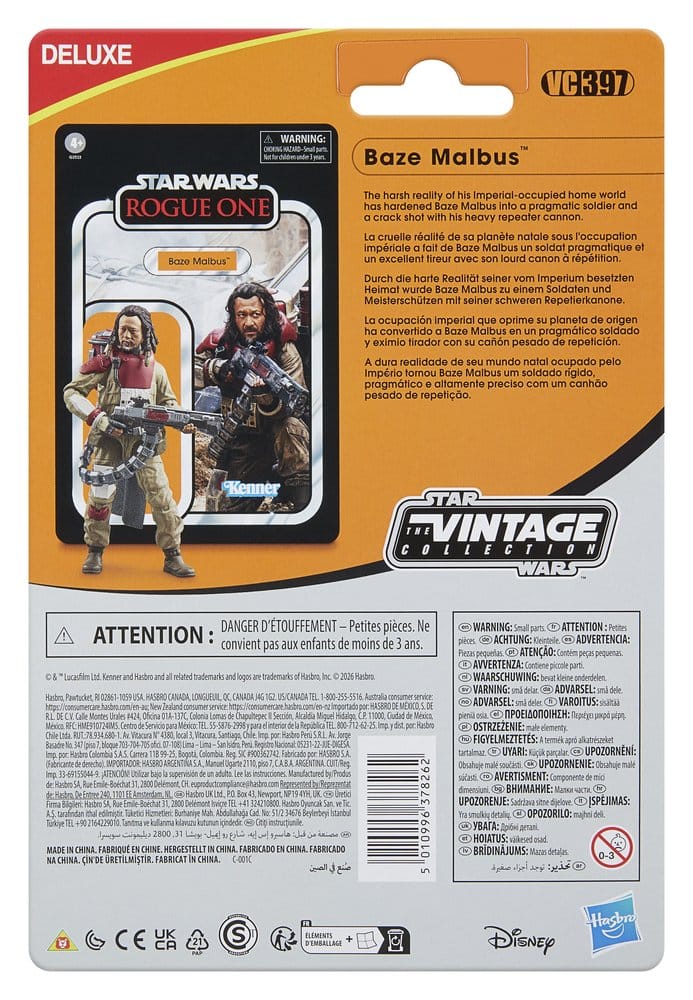 Hasbro Star Wars Rogue One Baze Malbus Vintage Collection Actionfigur