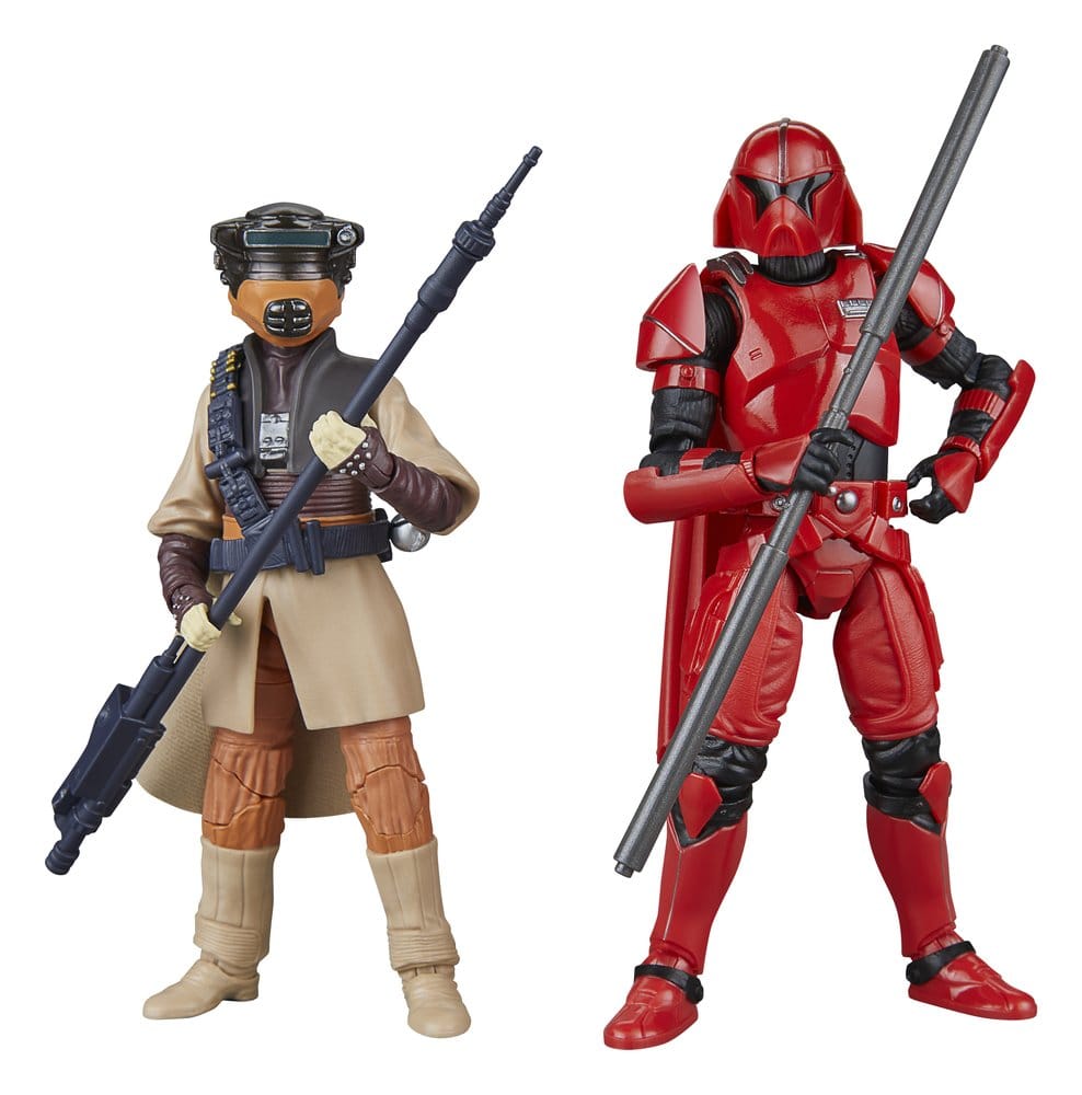 Hasbro Star Wars Shadows of the Empire Luke Skywalker (Imperial Guard) & Princess Leia Organa (Boushh) Black Series