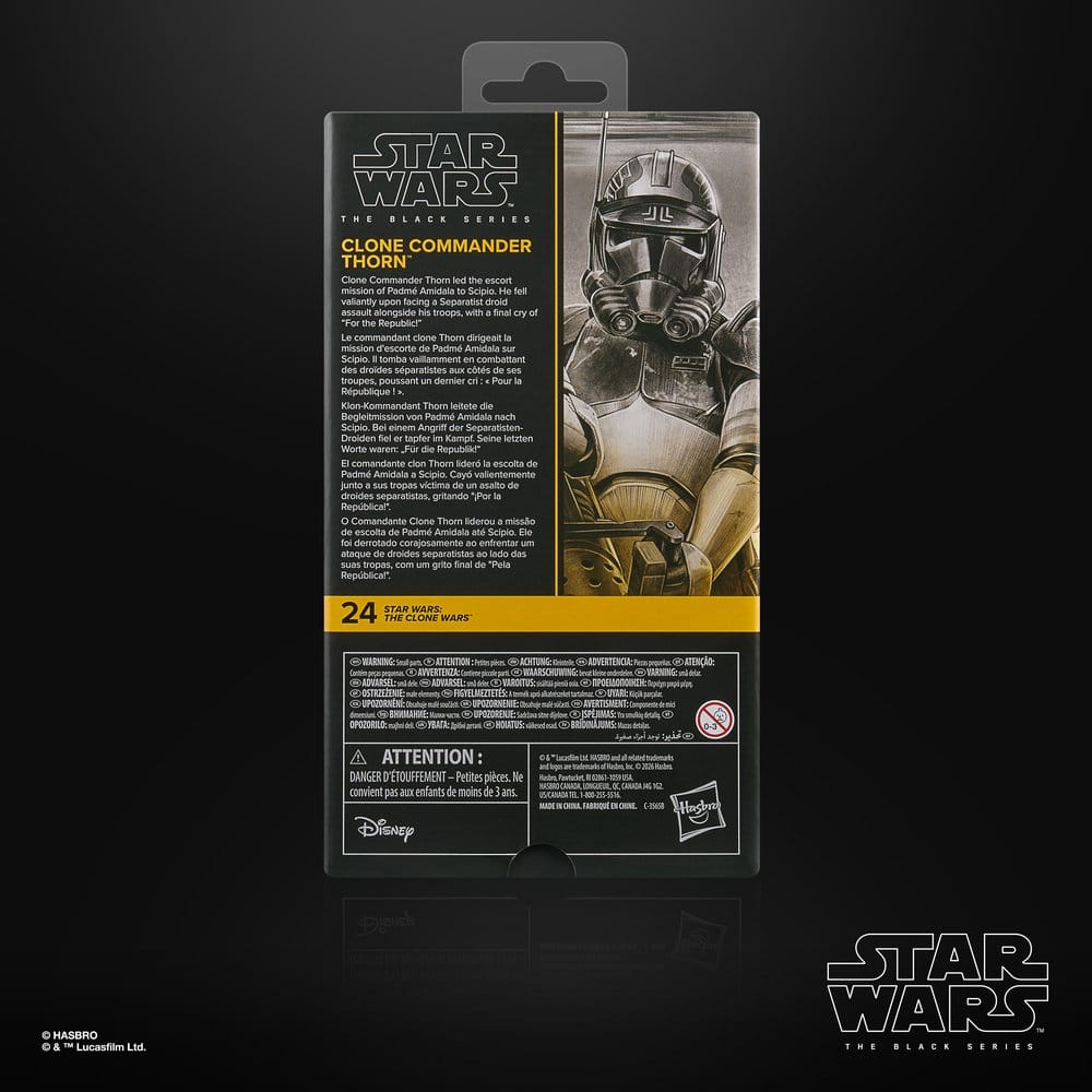Hasbro Star Wars The Clone Wars Black Series Clone Commander Thorn Actionfigur