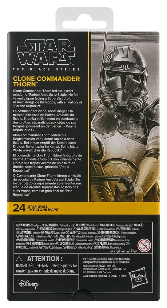 Hasbro Star Wars The Clone Wars Black Series Clone Commander Thorn Actionfigur