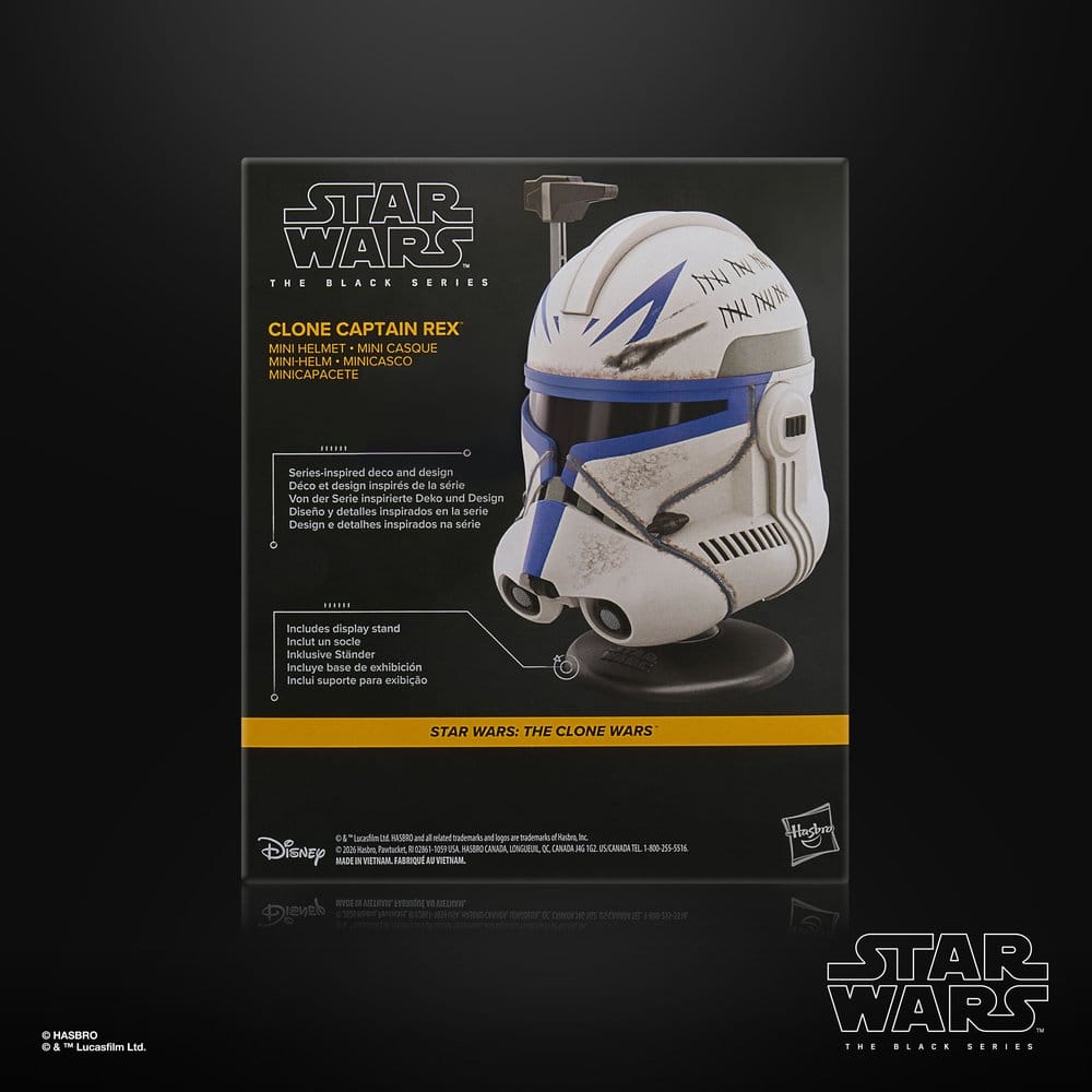 Hasbro Star Wars The Clone Wars Black Series Klon Captain Rex Mini-Helm