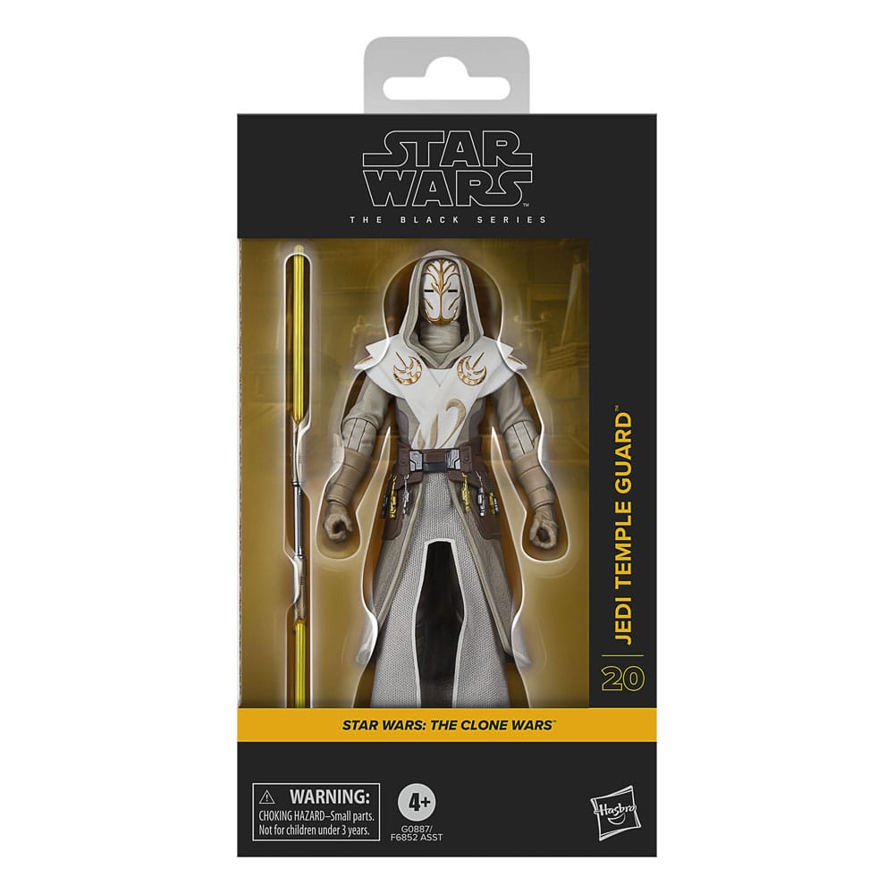Hasbro Star Wars The Clone Wars Jedi Temple Guard Black Series Actionfigur