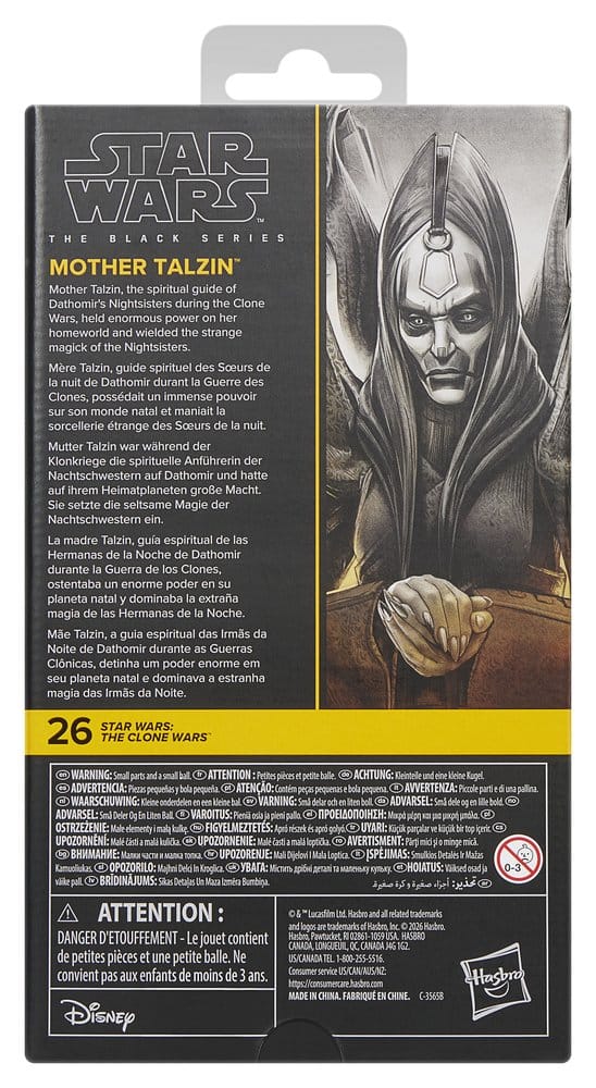 Hasbro Star Wars The Clone Wars Mother Talzin Black Series Actionfigur