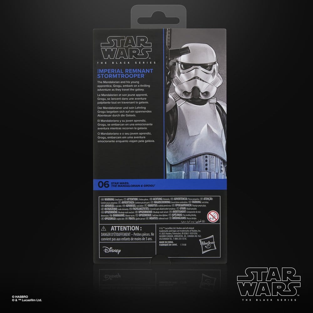 Hasbro Star Wars The Mandalorian Grogu Imperial Remnant Stormtrooper Black Series Actionfigur