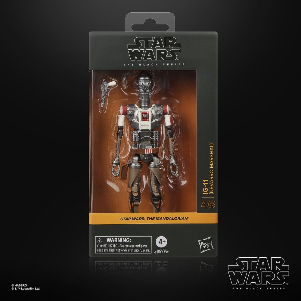 Hasbro Star Wars The Mandalorian IG-11 Nevarro Marshal Black Series Actionfigur
