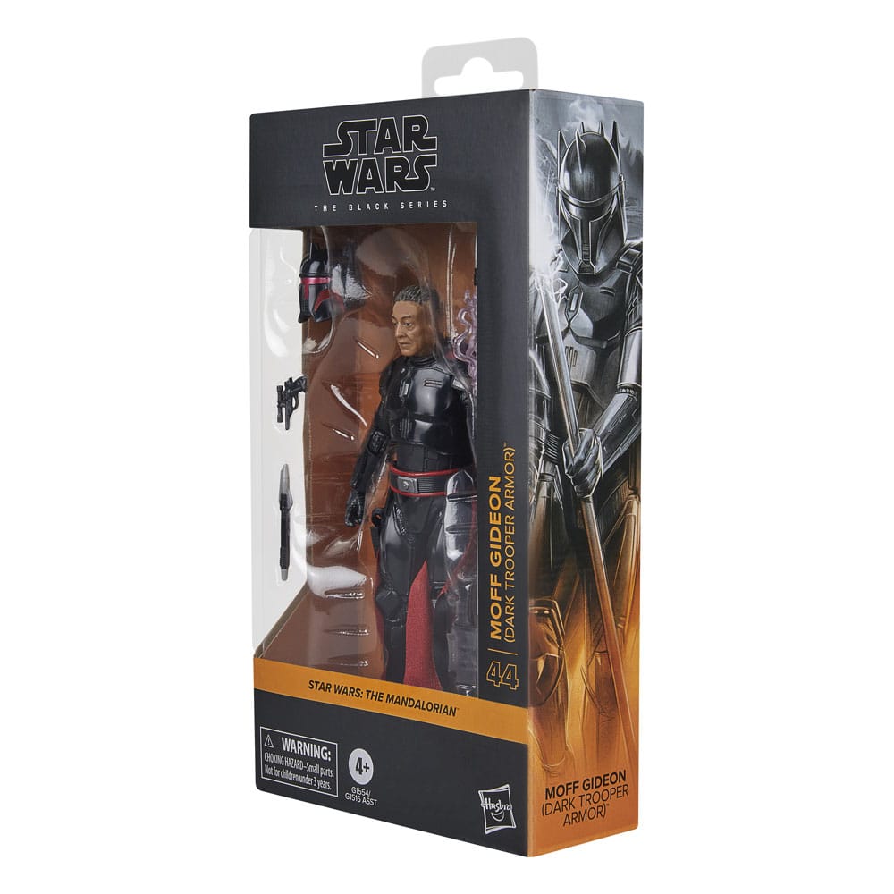 Hasbro Star Wars The Mandalorian Moff Gideon Dark Trooper Armor Black Series Actionfigur