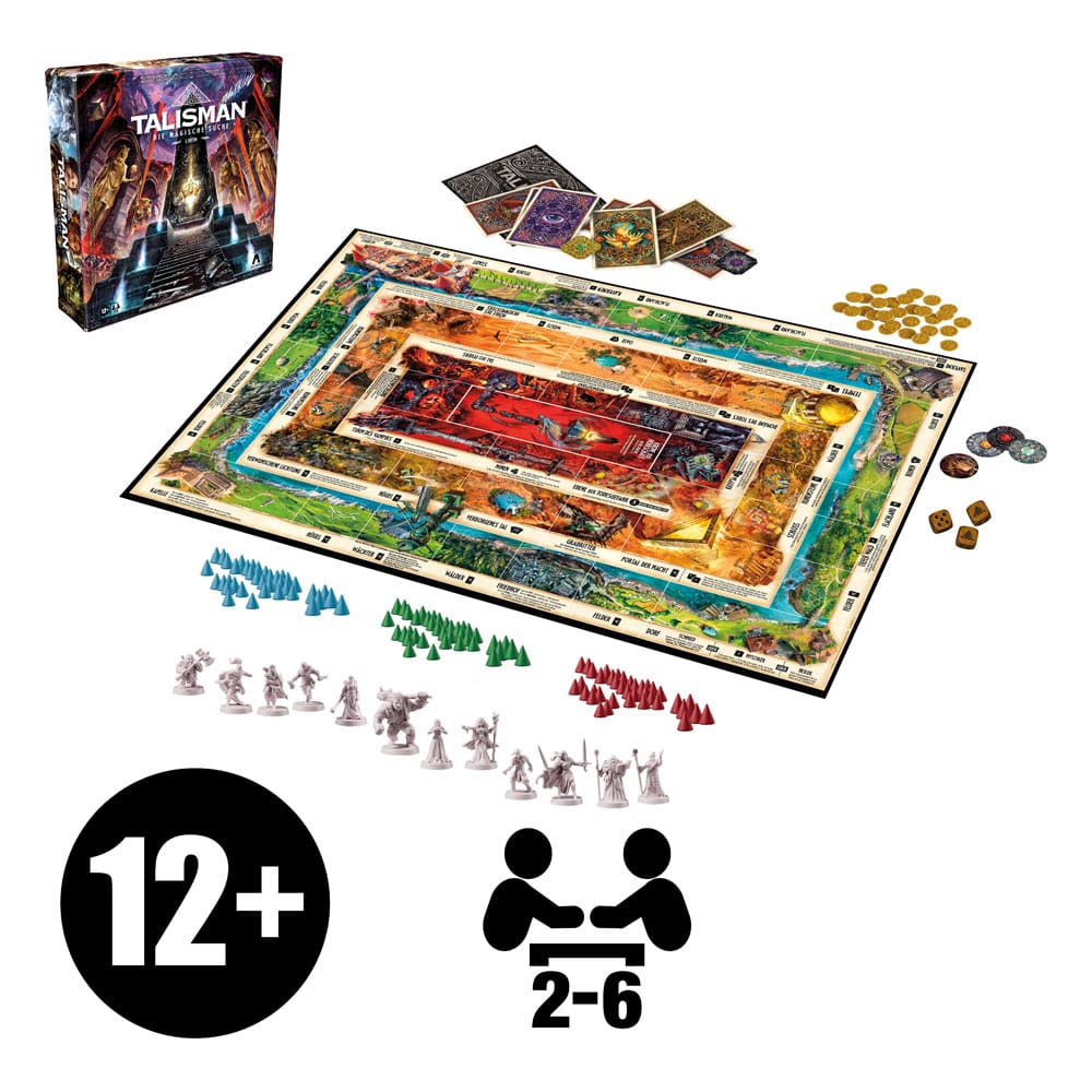 Hasbro Talisman Die Magische Suche 5. Edition Deutsche Version Brettspiel