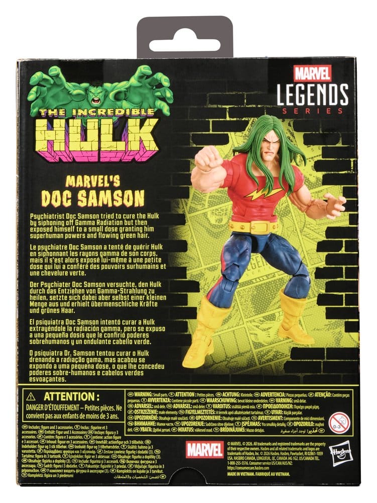 Hasbro The Incredible Hulk Marvel Legends Doc Samson Actionfigur