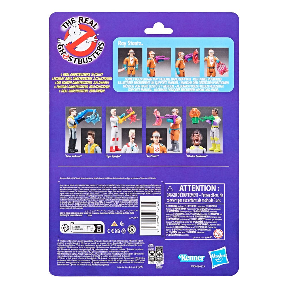 Hasbro The Real Ghostbusters Kenner Classics Actionfigur Ray Stantz & Jail Jaw Geist