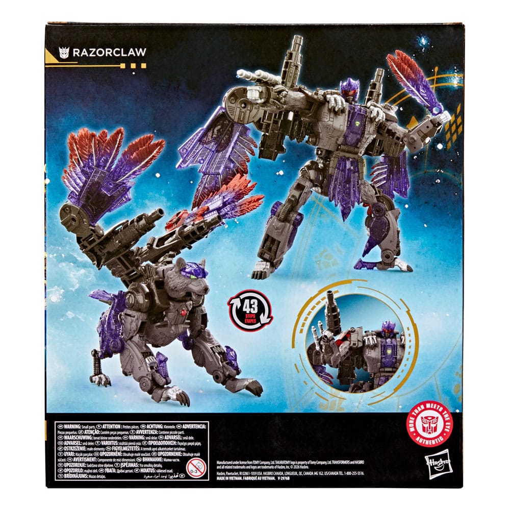 Hasbro Transformers Age Of The Primes Leader Class Razorclaw Actionfigur