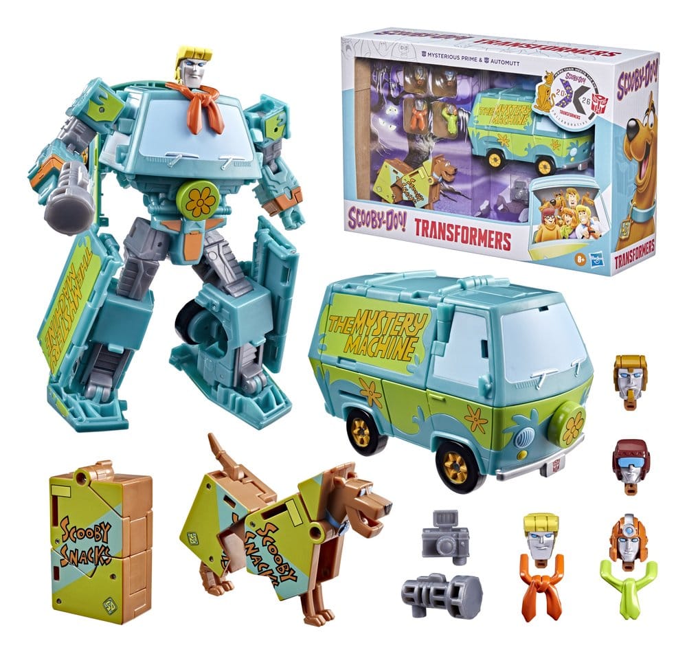 Hasbro Transformers Scooby Doo Mysterious Prime Automutt 2er Pack Actionfiguren