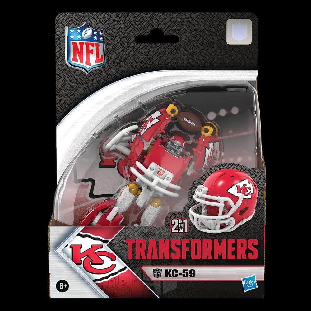Hasbro Transformers x NFL Kansas City Chiefs KC 59 Actionfigur