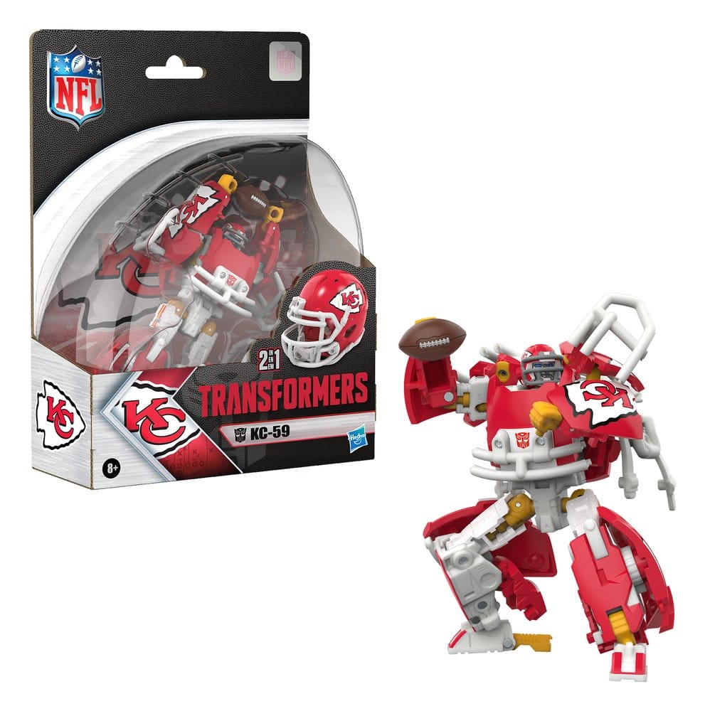 Hasbro Transformers x NFL Kansas City Chiefs KC 59 Actionfigur