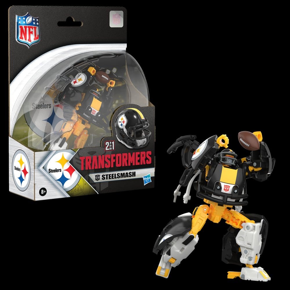 Hasbro Transformers x NFL Pittsburgh Steelers Steelsmash Actionfigur