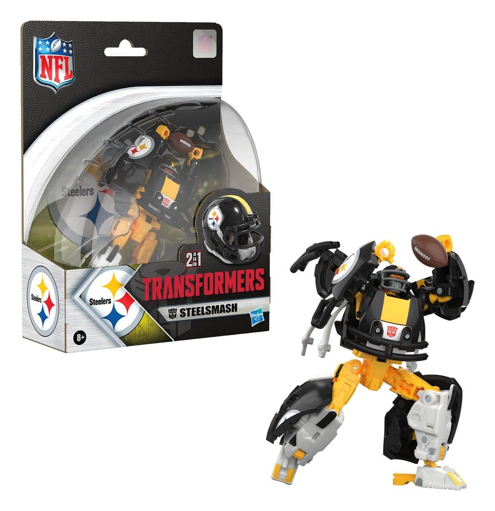 Hasbro Transformers x NFL Pittsburgh Steelers Steelsmash Actionfigur