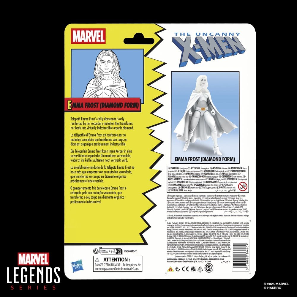 Hasbro Uncanny X-Men Emma Frost Diamond Form Marvel Legends Actionfigur