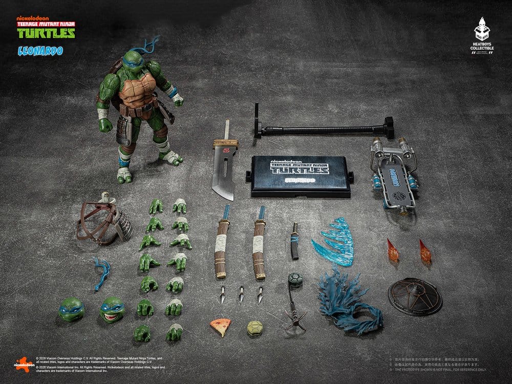 Heat Boys Teenage Mutant Ninja Turtles Leonardo Deluxe Version Actionfigur