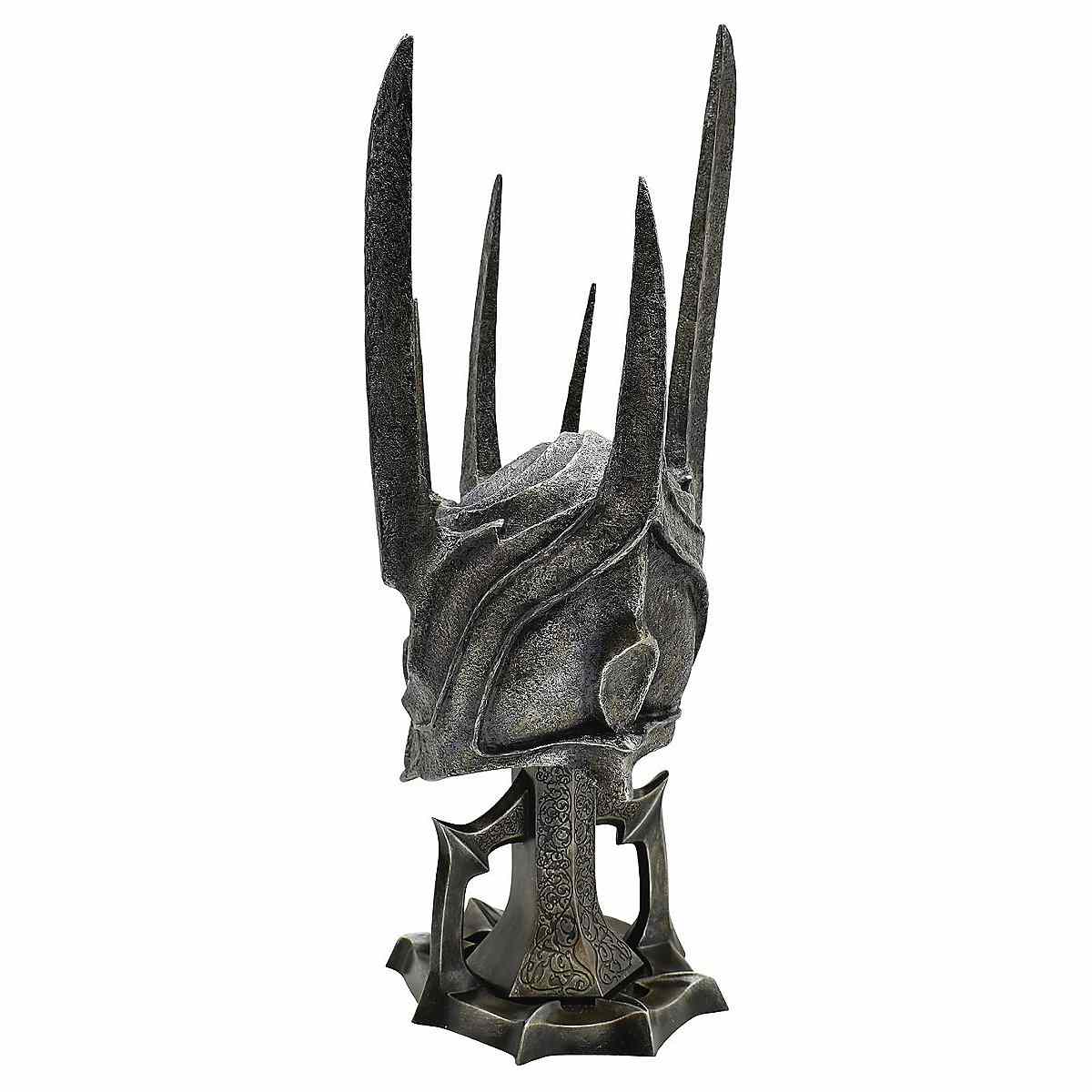 Herr der Ringe - Die Gefährten 40 cm 1/2 Saurons Helm Replik