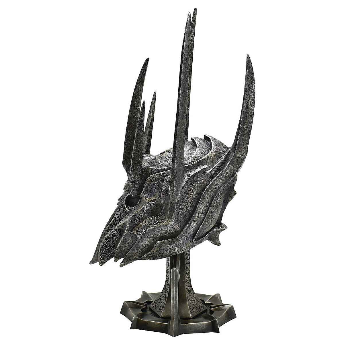 Herr der Ringe - Die Gefährten 40 cm 1/2 Saurons Helm Replik