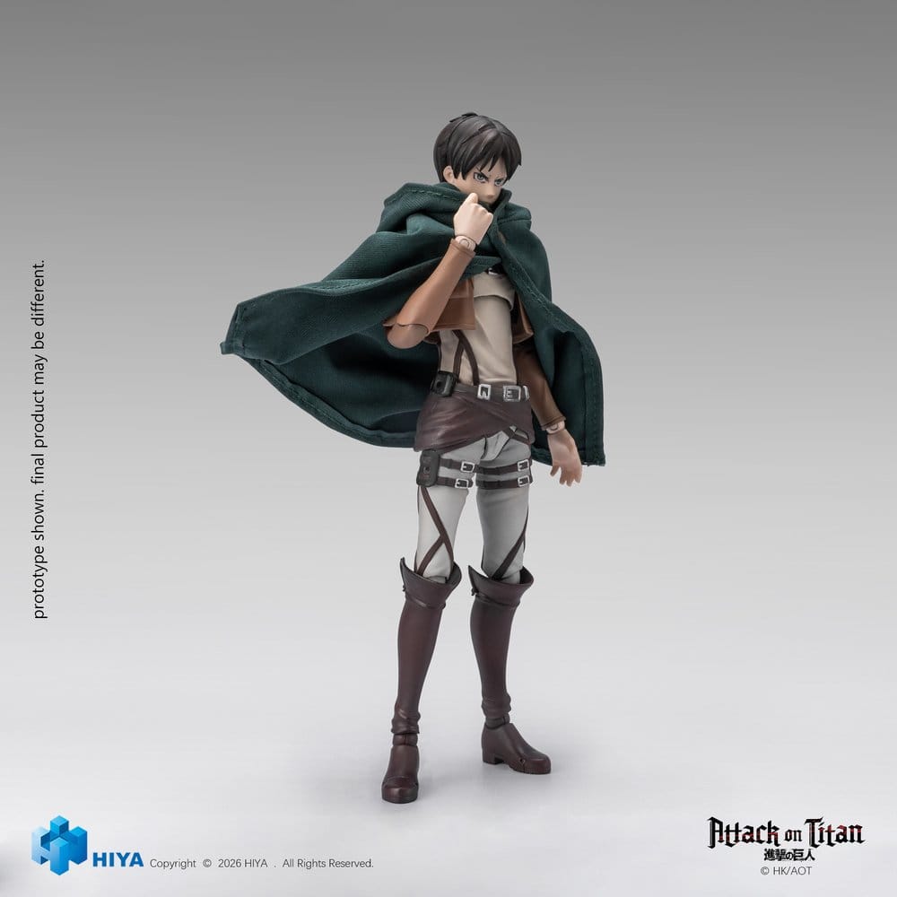 Hiya Toys Attack on Titan Eren Yeager Exquisite Basic Series 1/12 Actionfigur