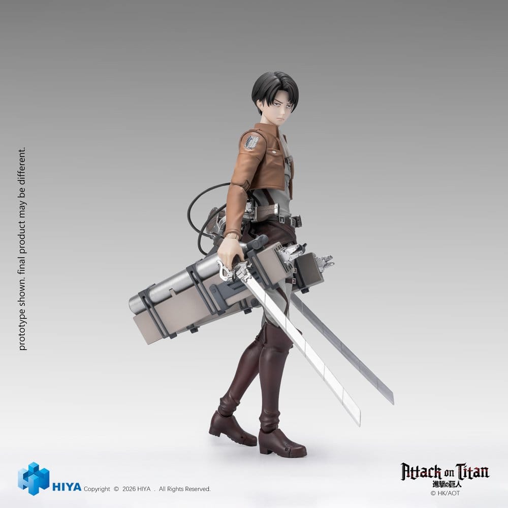Hiya Toys Attack on Titan Levi Ackerman Exquisite Basic Series 1/12 Actionfigur