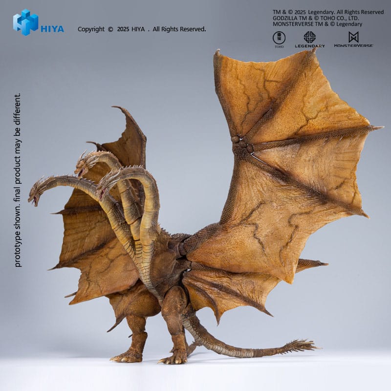Hiya Toys Godzilla King of the Monsters 2019 King Ghidorah 2.0 Exquisite Basic Actionfigur