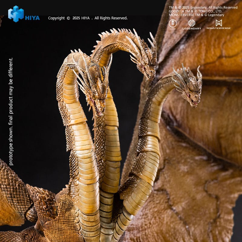 Hiya Toys Godzilla King of the Monsters 2019 King Ghidorah 2.0 Exquisite Basic Actionfigur