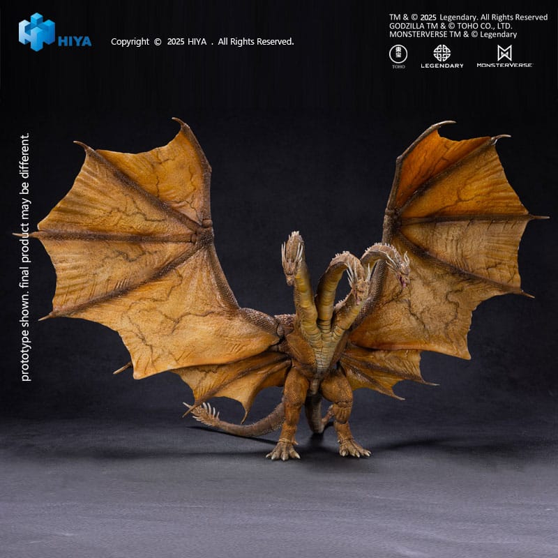 Hiya Toys Godzilla King of the Monsters 2019 King Ghidorah 2.0 Exquisite Basic Actionfigur